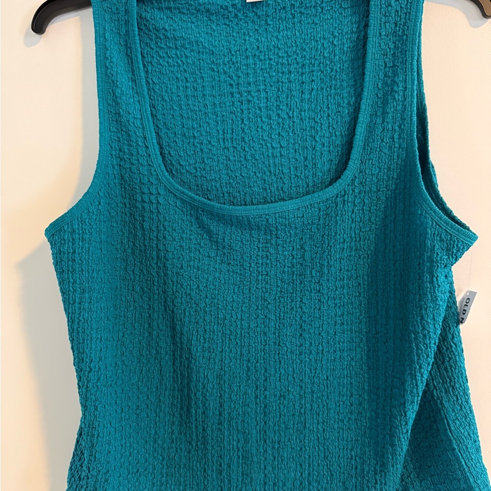 Old Navy Teal Textured Camisole
